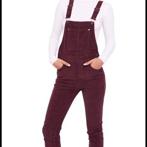 Free People Corduroy Overalls size 25
